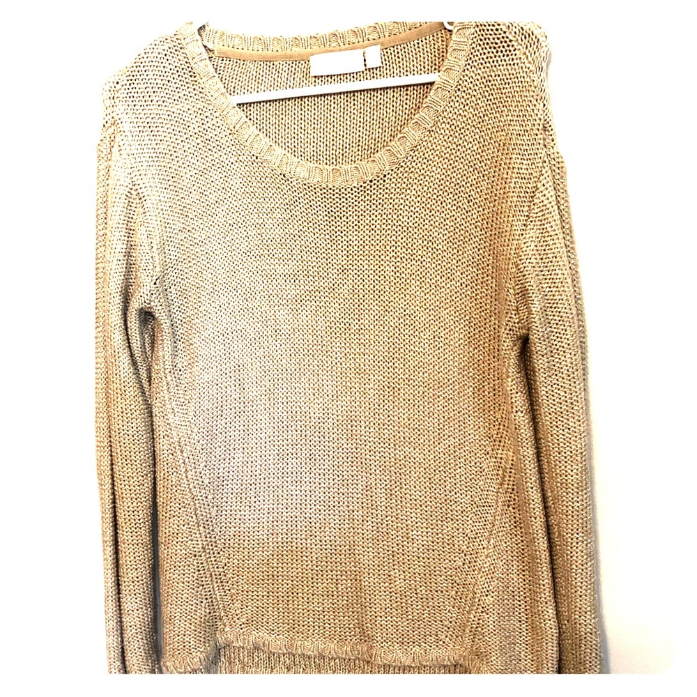 RD Style sweater with high-low hem
